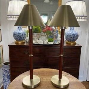 Brown and Gold Table Lamp